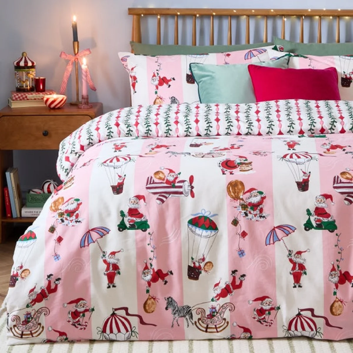 Furn. Passport To The North Pole Brushed Polycotton Duvet Cover & Pillowcase Set – image 4