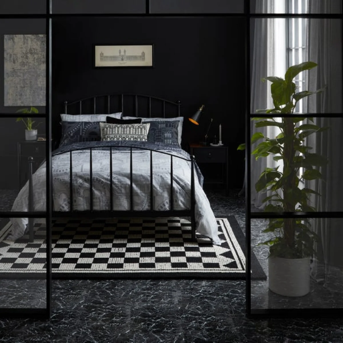 Waterhouse Charcoal Duvet Cover and Pillowcase Set Charcoal – image 9