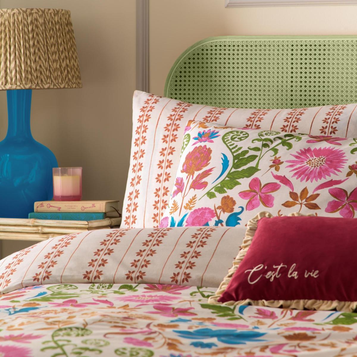 Furn Curious Lotus Reversible Duvet Cover and Pillowcase Set Multicoloured – image 2