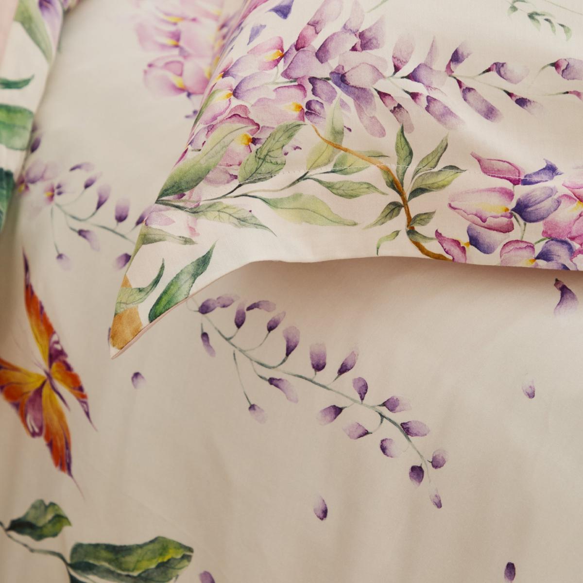 Mariposa Floral 100% Cotton Duvet Cover and Pillowcase Set – image 4
