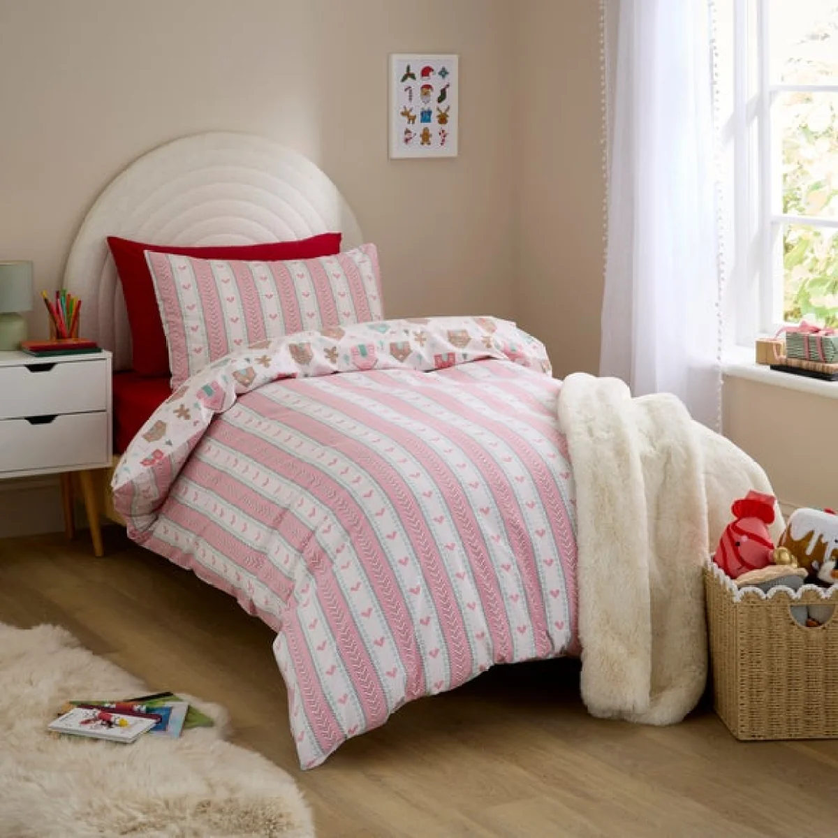 Gingerbread Duvet Cover and Pillowcase Set – image 2