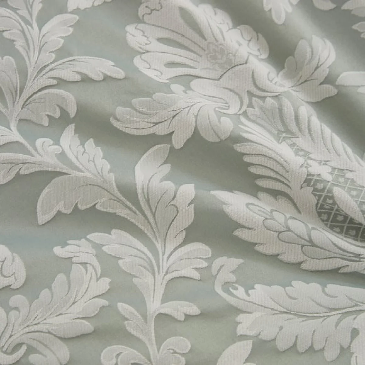Dorma Florence Duvet Cover and Pillowcase Set Green/White – image 5