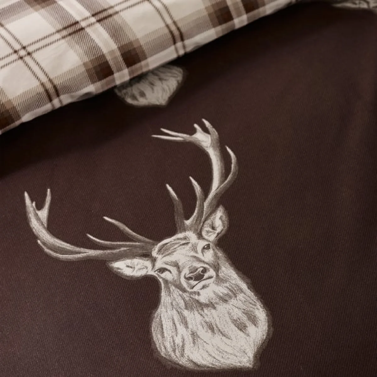 Catherine Lansfield Stag Polycotton Duvet Cover & Pillowcase Set – image 3