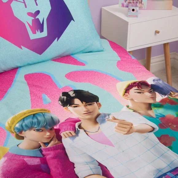 K-Pop Demon Hunters Ready Digital Duvet Cover & Pillowcase Set – image 6