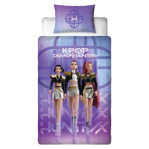 K-Pop Demon Hunters Ready Digital Duvet Cover & Pillowcase Set – image 8