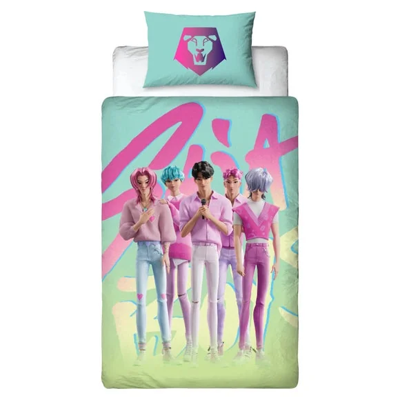 K-Pop Demon Hunters Ready Digital Duvet Cover & Pillowcase Set – image 9
