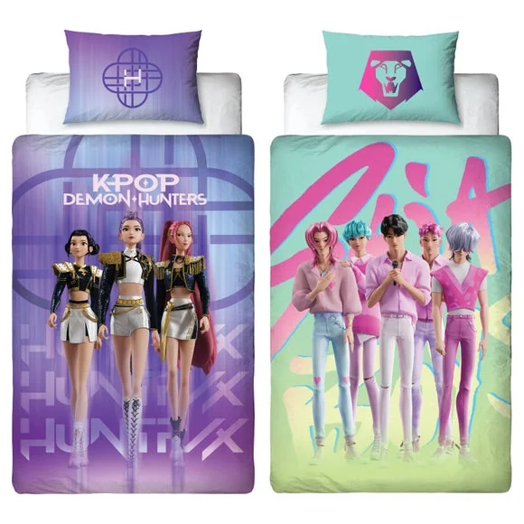 K-Pop Demon Hunters Ready Digital Duvet Cover & Pillowcase Set – image 10