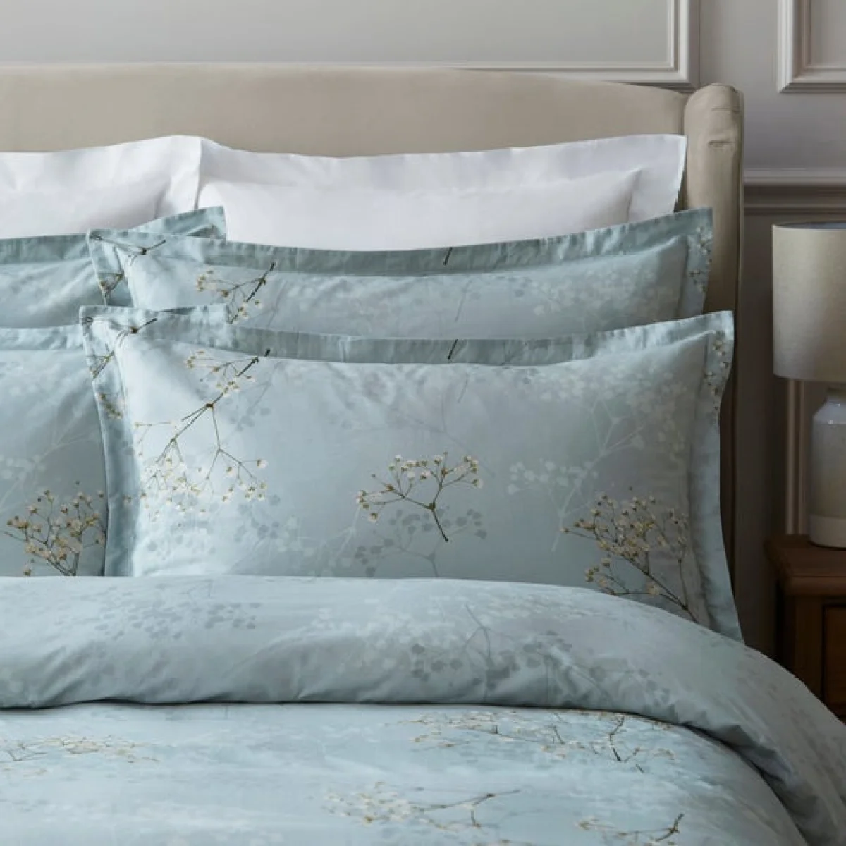 Dorma Gypsophilia Mineral Duvet Cover and Pillowcase Set Mineral – image 2