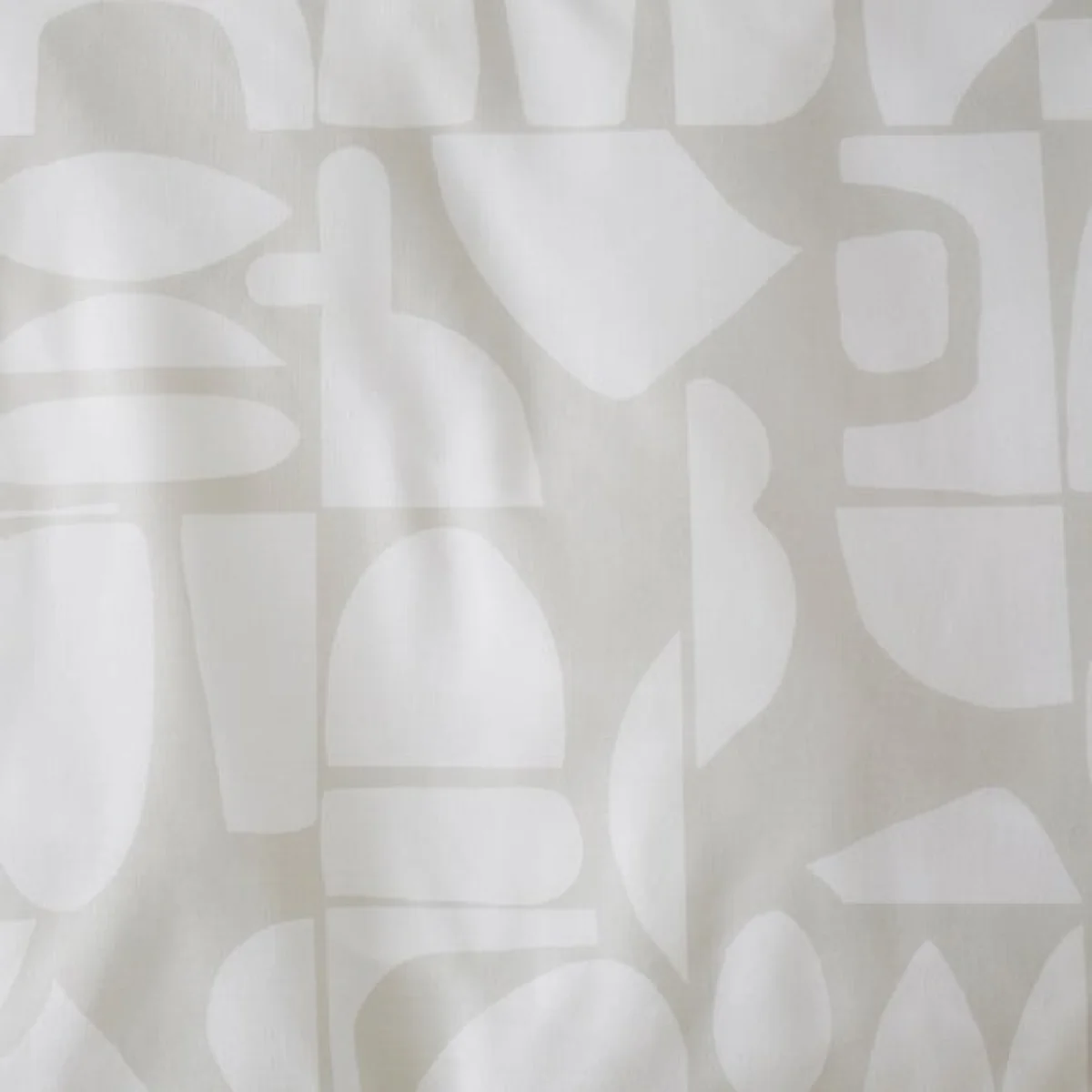 Casa Geometric Natural Duvet Cover & Pillowcase Set Brown/White/Black – image 5
