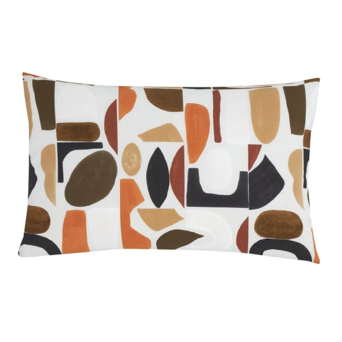Casa Geometric Natural Duvet Cover & Pillowcase Set Brown/White/Black – image 6