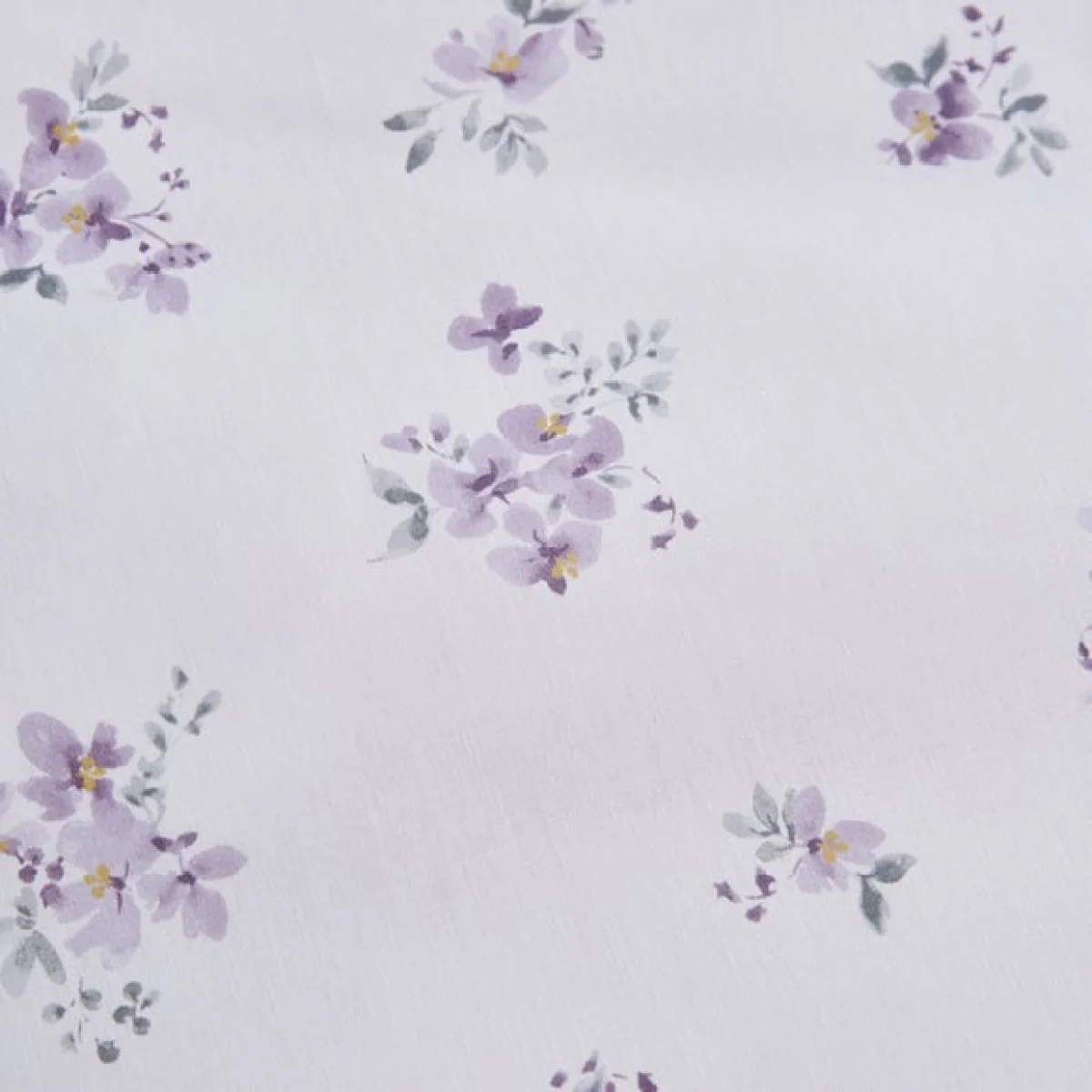 Hailey Ditsy Mauve Duvet Cover and Pillowcase Set White/Purple – image 5
