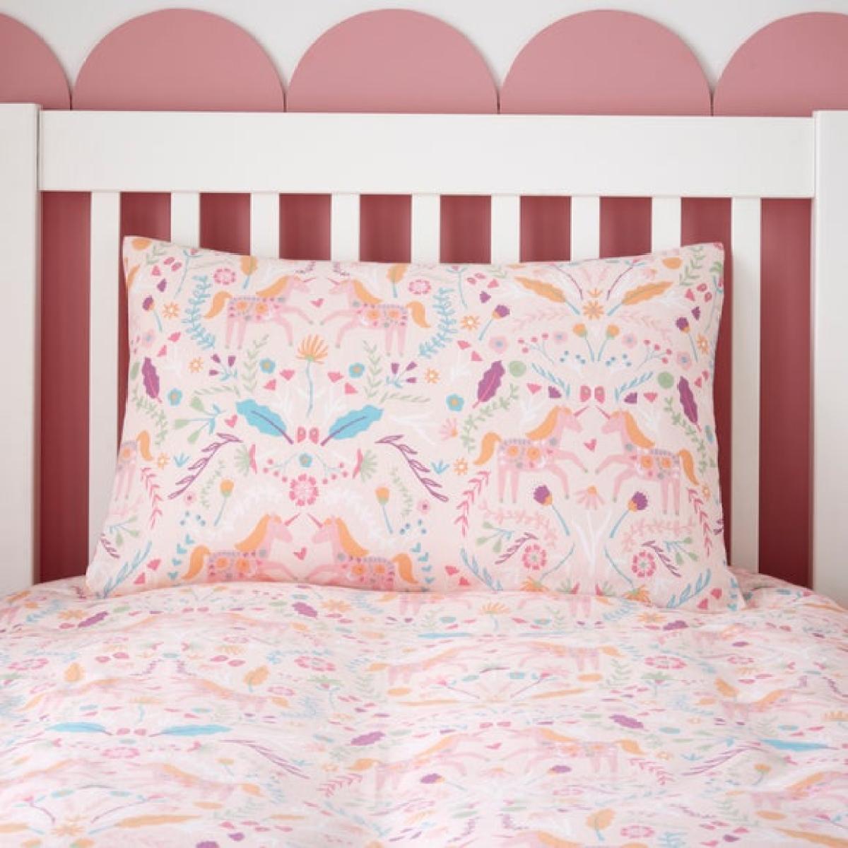 Folk Horse Quilt Cover and Pillowcase Set – image 3