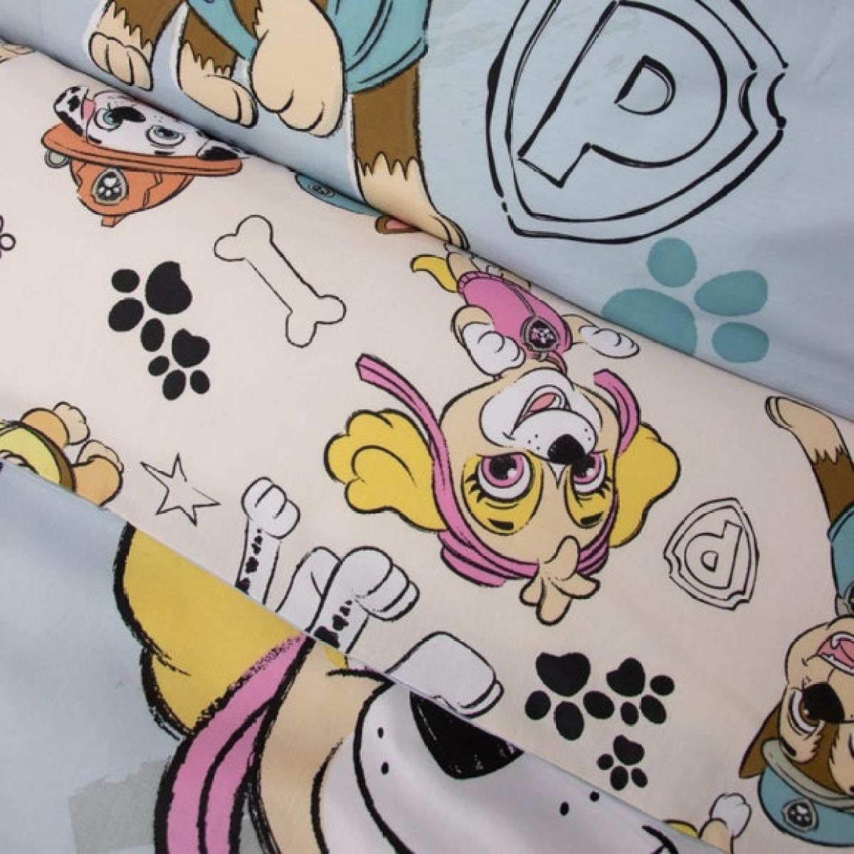 Paw Patrol Sketchy Polycotton Duvet Cover & Pillowcase Set – image 2