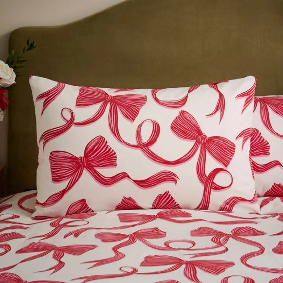 Bows Duvet Cover and Pillowcase Set – image 2