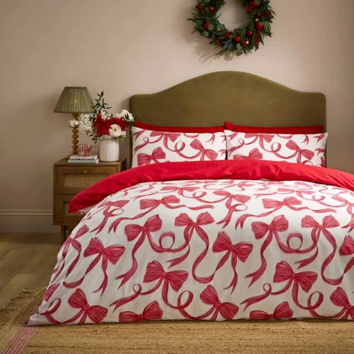 Bows Duvet Cover and Pillowcase Set – image 1
