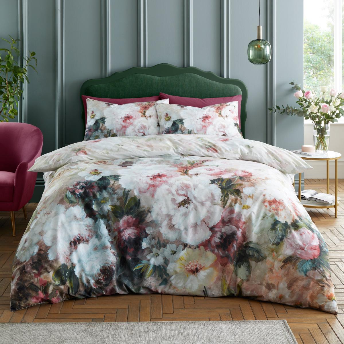 RHS Rose Bloom Duvet Cover and Pillowcase Set – image 2