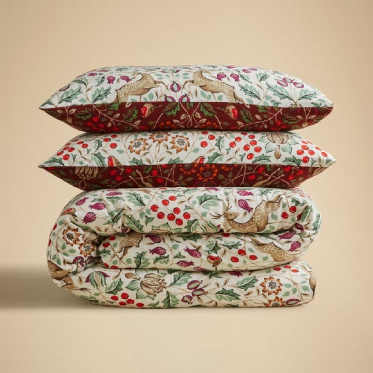 Heritage Brushed Cotton Duvet Cover & Pillowcase Set – image 4