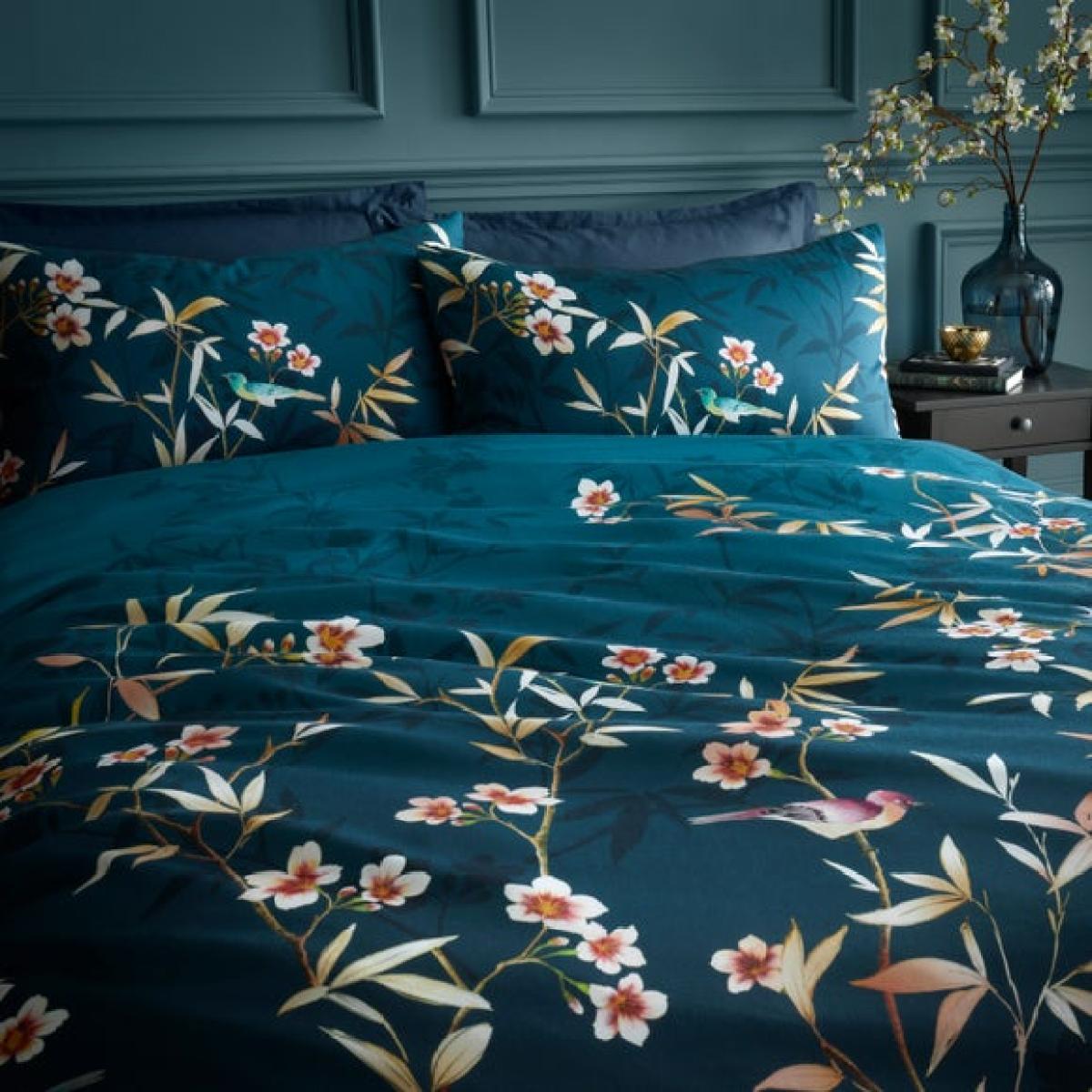 Chinoiserie Blossom Duvet Cover & Pillowcase Set – image 4