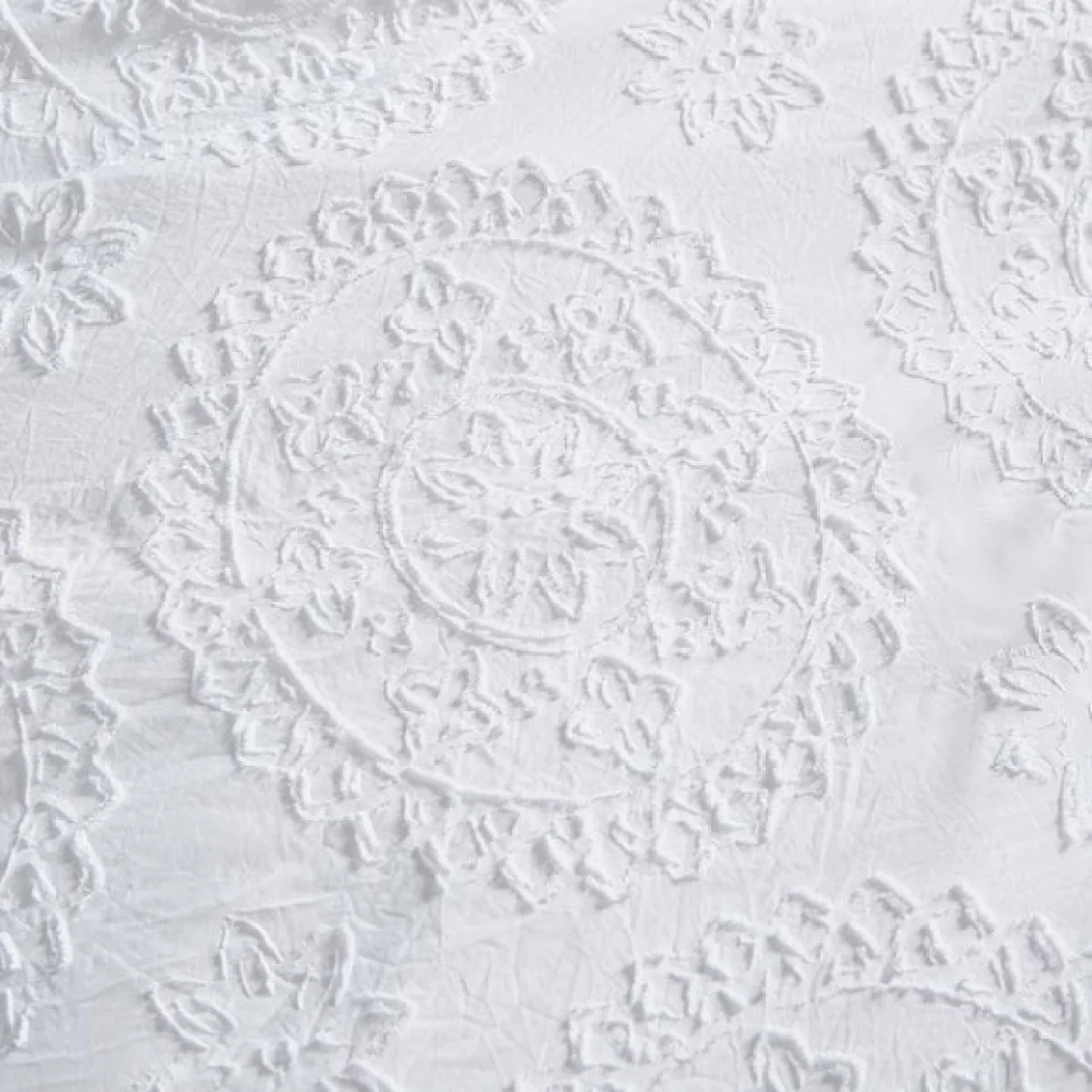Mandala White Duvet Cover & Pillowcase Set White – image 4