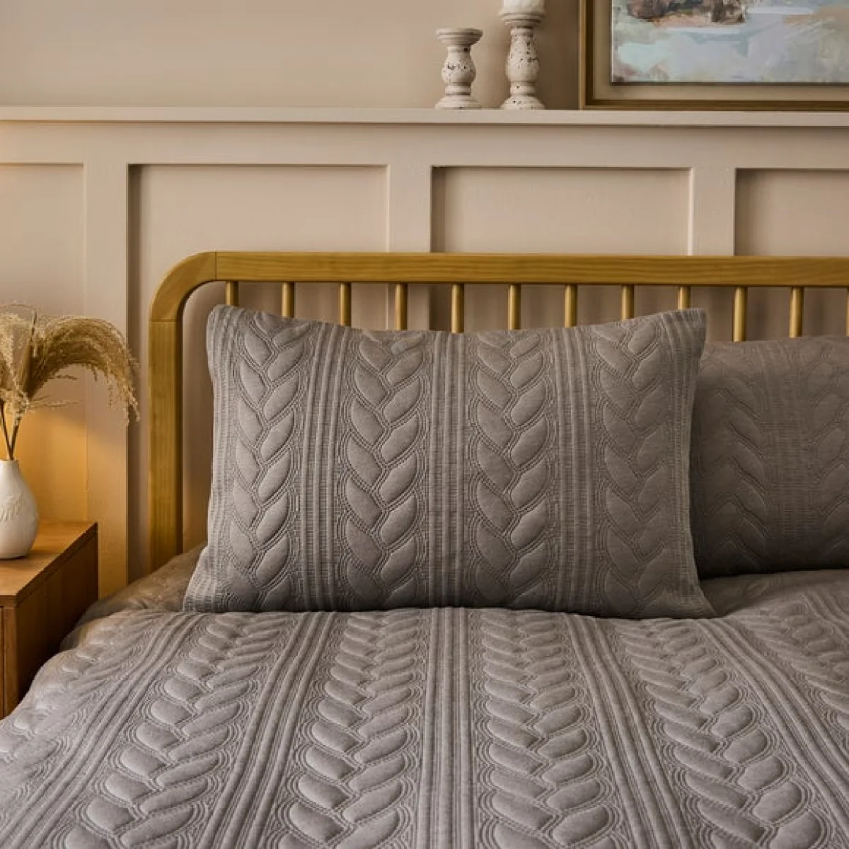 Berkley Cable Duvet Cover & Pillowcase Set – image 2