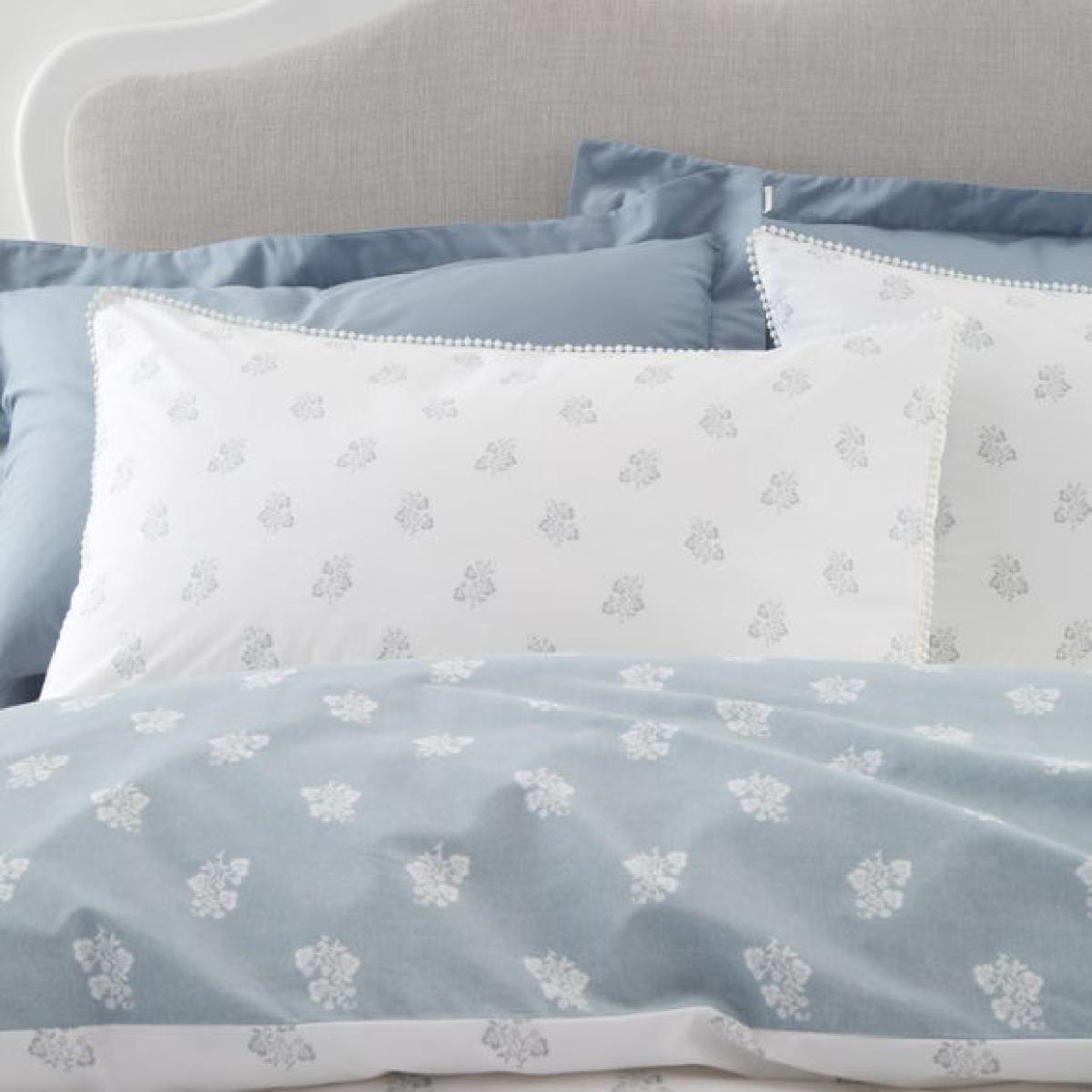 Bianca Esme Floral 200 Thread Count 100% Cotton Duvet Cover & Pillowcase Set – image 2