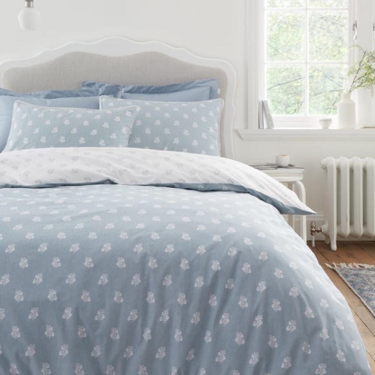 Bianca Esme Floral 200 Thread Count 100% Cotton Duvet Cover & Pillowcase Set – image 3