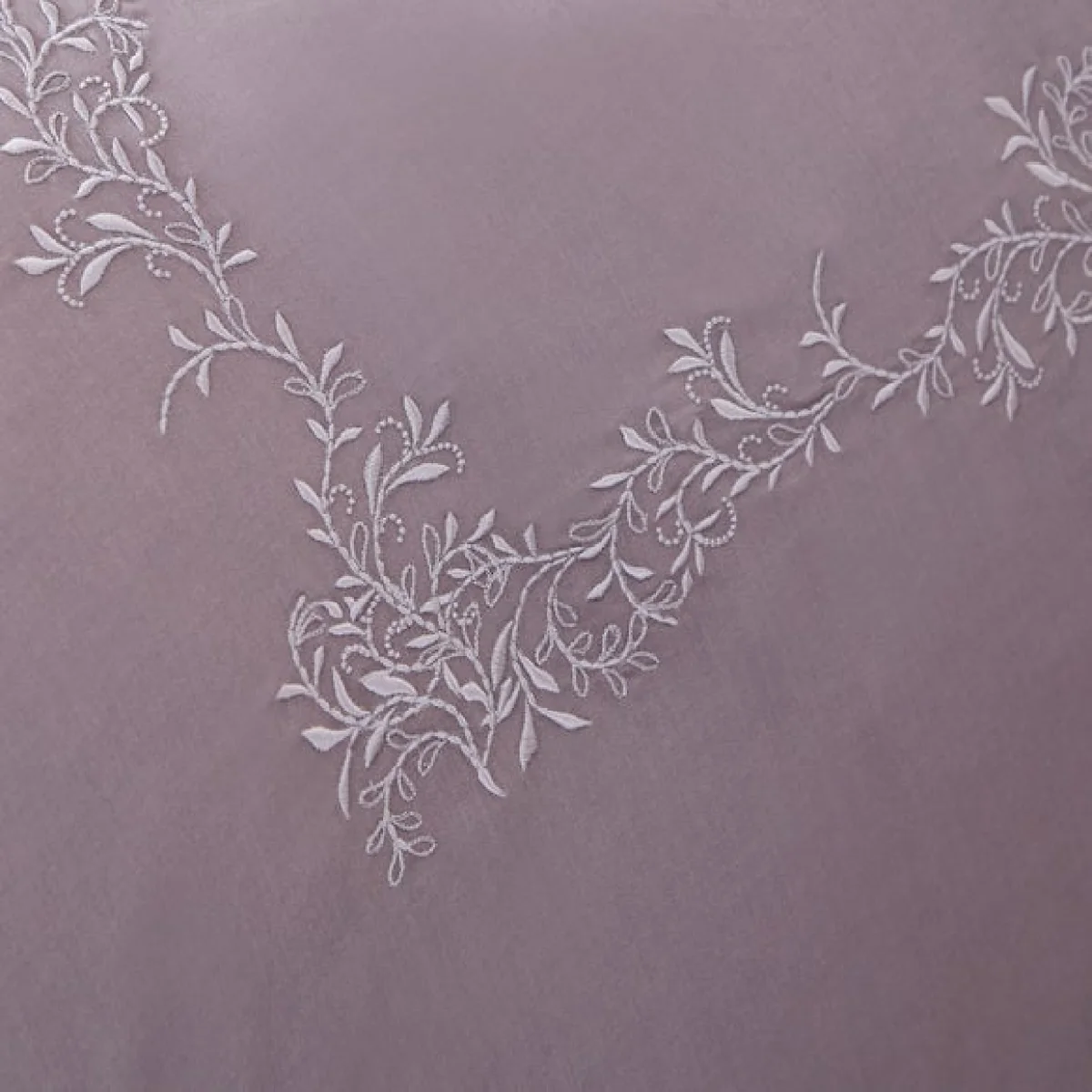 Dorma Camerelle Embroidery 100% Cotton Sateen Duvet Cover & Pillowcase Set – image 3