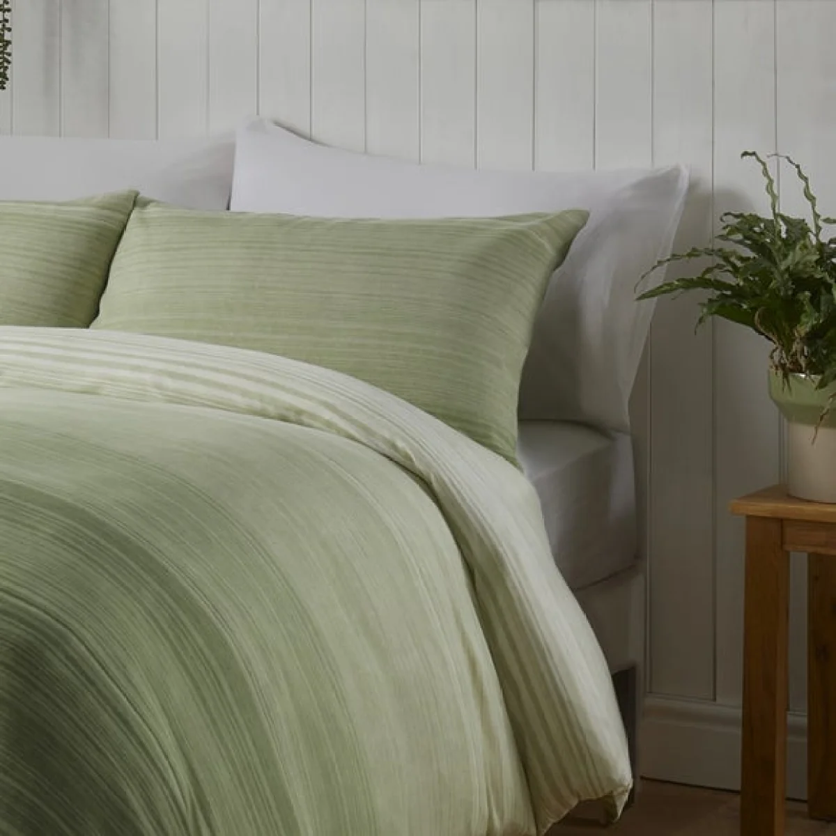 Fairhaven Green Duvet Cover and Pillowcase Set Green – image 2