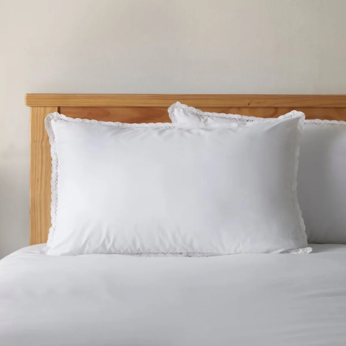 Pure Cotton Lace Duvet Cover & Pillowcase Set – image 3