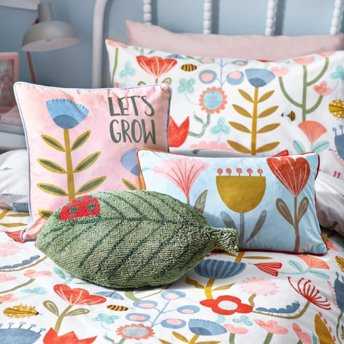 Little Nature Duvet Cover & Pillowcase Set White – image 3