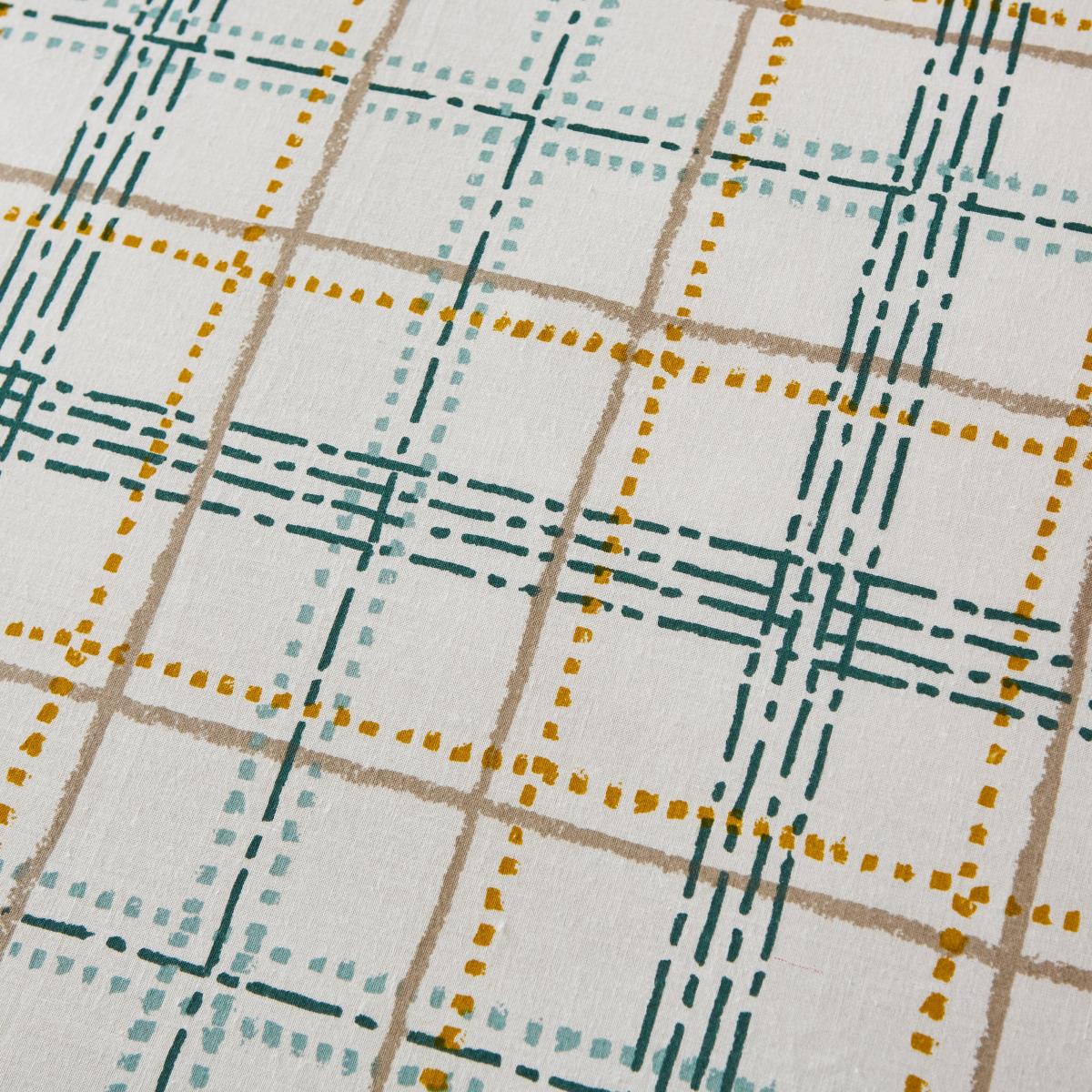 Modern Check Cosy Easycare Duvet Cover and Pillowcase Set Green – image 5