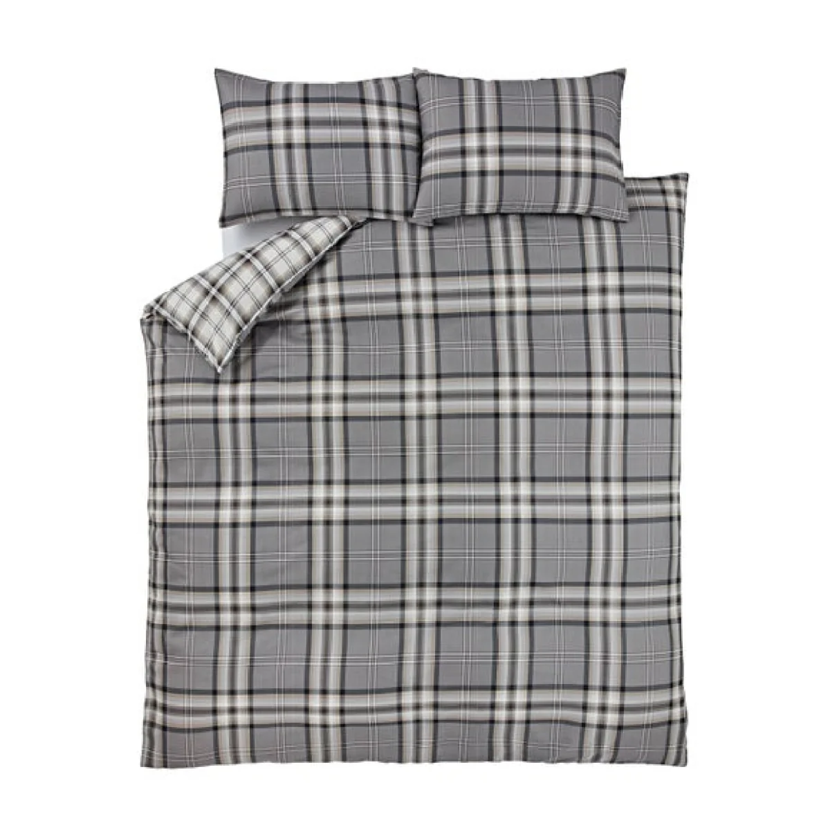 Kelso Check Duvet Cover & Pillowcase Set Red – image 6