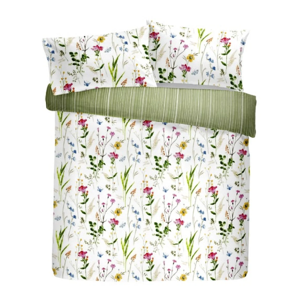 Spring Glade Easy Care Duvet Cover and Pillowcase Set MultiColoured – image 4