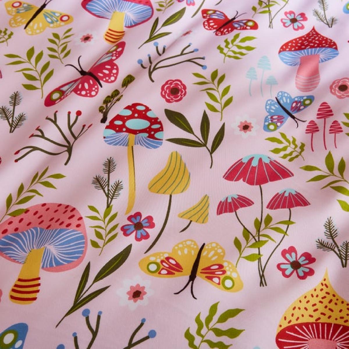 Floral Mushroom Duvet Cover & Pillowcase Set – image 5