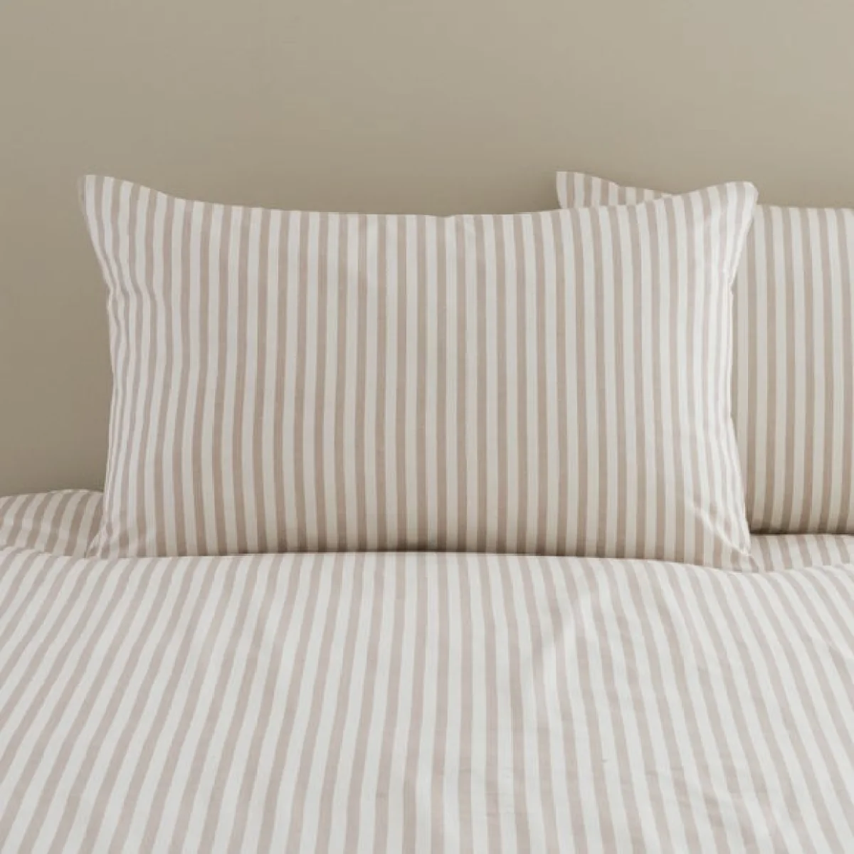 Dawson Stripe 100% Washed Cotton Duvet Cover & Pillowcase Set – image 4