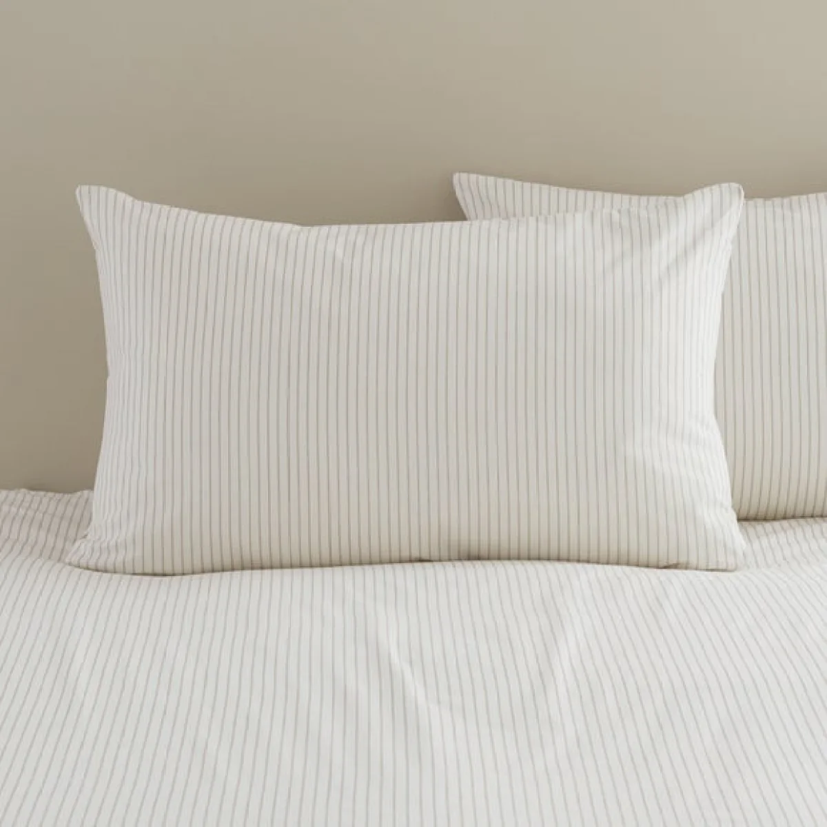 Dawson Stripe 100% Washed Cotton Duvet Cover & Pillowcase Set – image 5