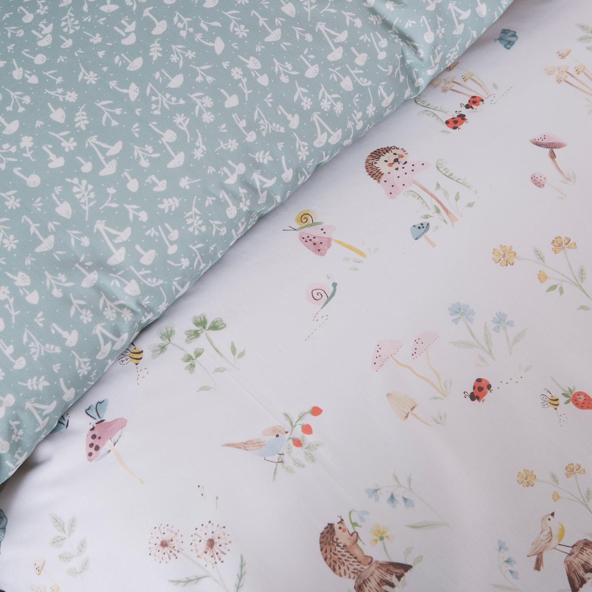 Hettie The Hedgehog Set of 2 Duvet Cover and Pillowcase Sets Blue – image 7