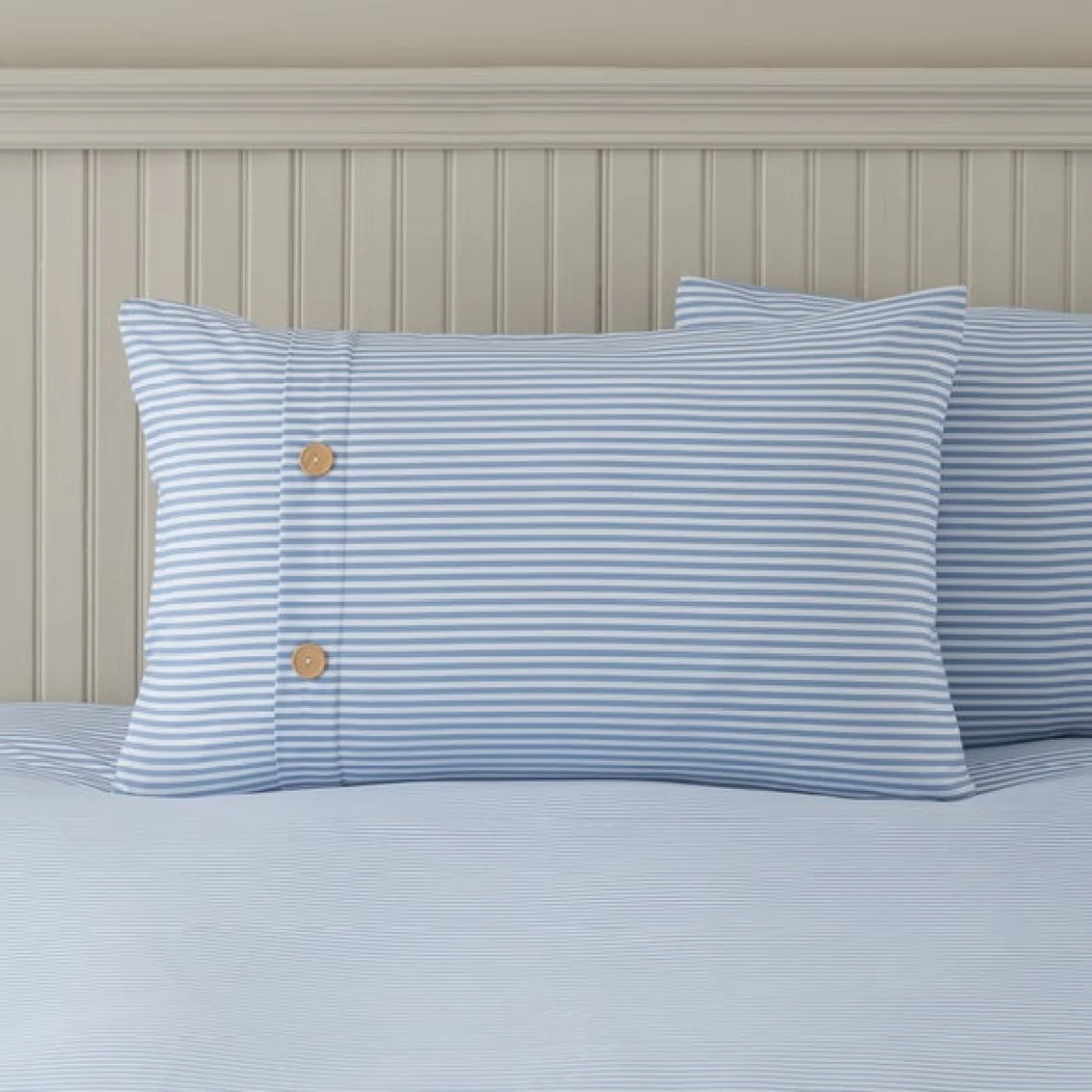 Khai Stripe Natural Duvet Cover and Pillowcase Set Natural – image 5