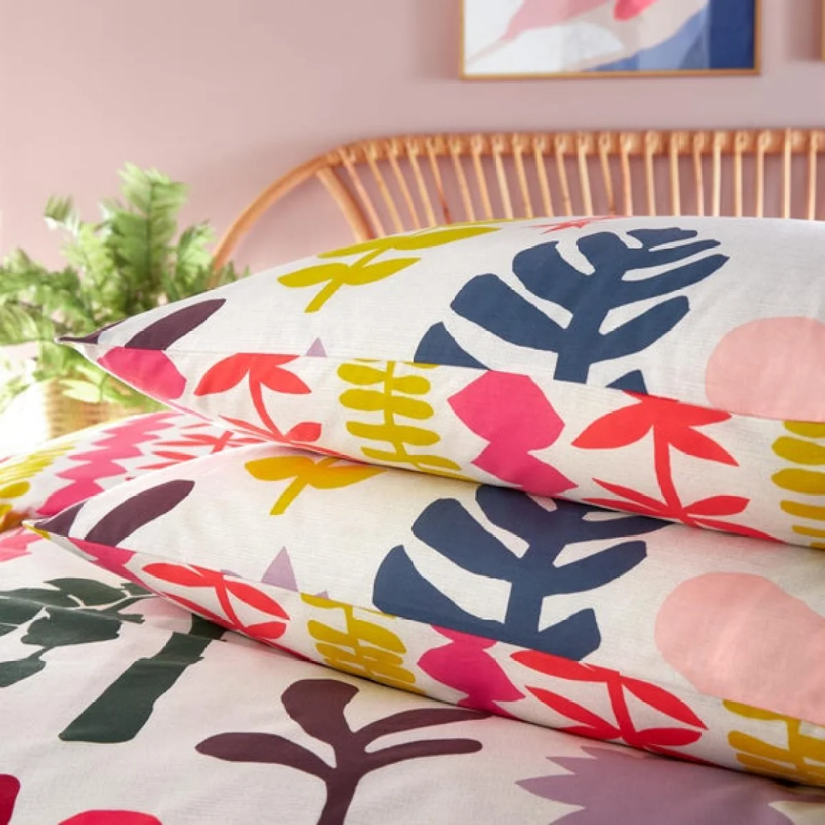 furn. Marula Duvet Cover and Pillowcase Set MultiColoured – image 2