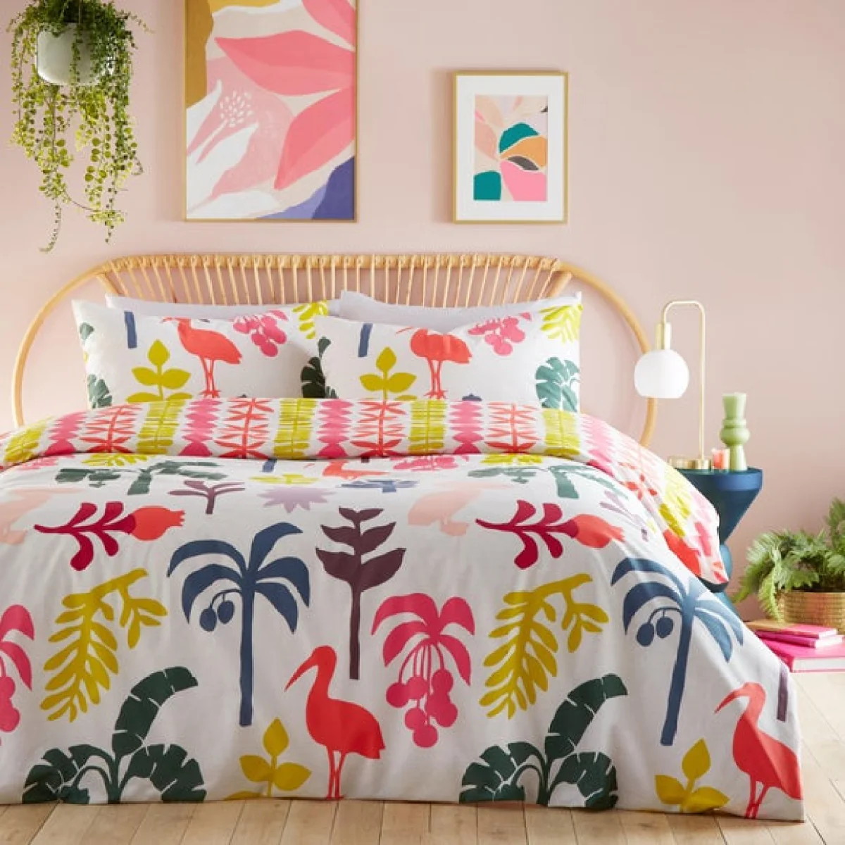 furn. Marula Duvet Cover and Pillowcase Set MultiColoured – image 3
