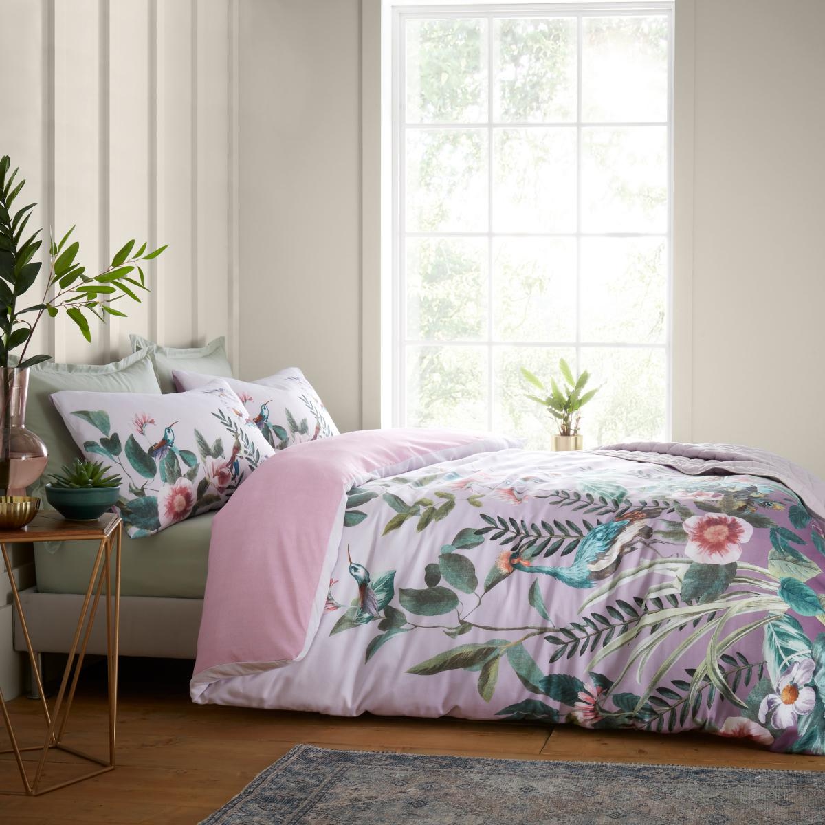 Peacock Gardenia Duvet Cover & Pillowcase Set – image 6