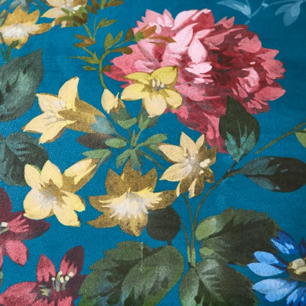 Arabella Blue Floral Duvet Cover & Pillowcase Set Blue – image 4