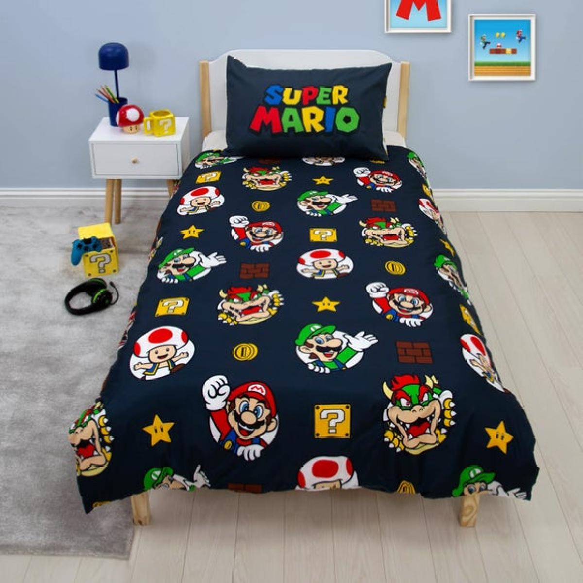 Super Mario Quilt Cover and Pillowcase Set – image 2