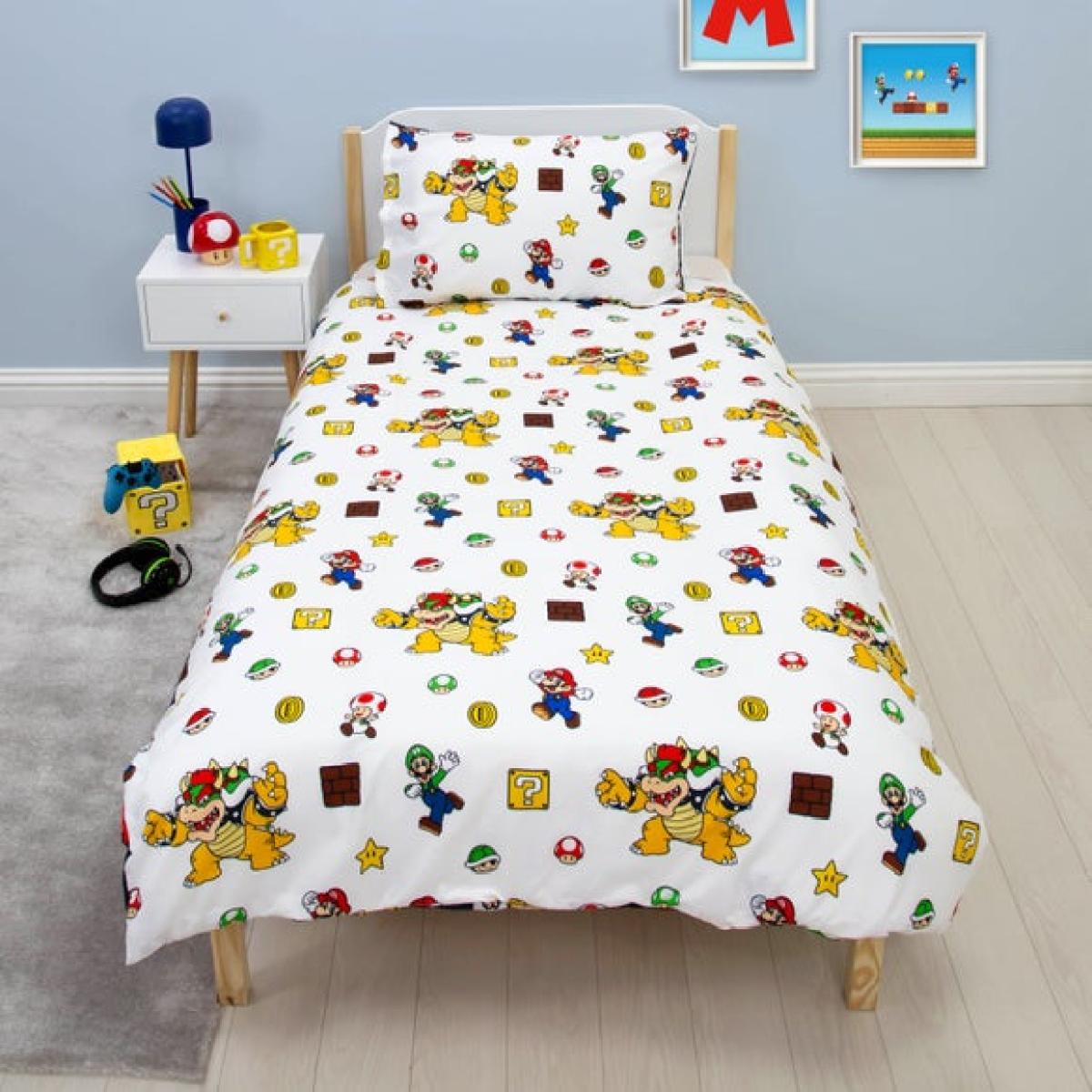 Super Mario Quilt Cover and Pillowcase Set – image 3