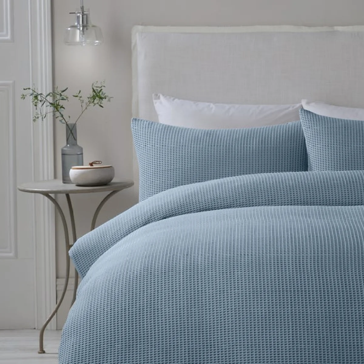 Serene Lindly Duvet Cover and Pillowcase Set Blue – image 2