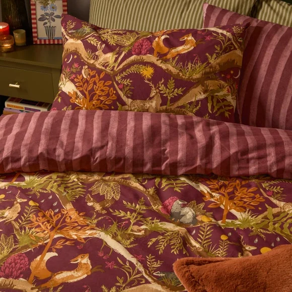 Furn. Nya Woodland Polycotton Duvet Cover & Pillowcase Set – image 3
