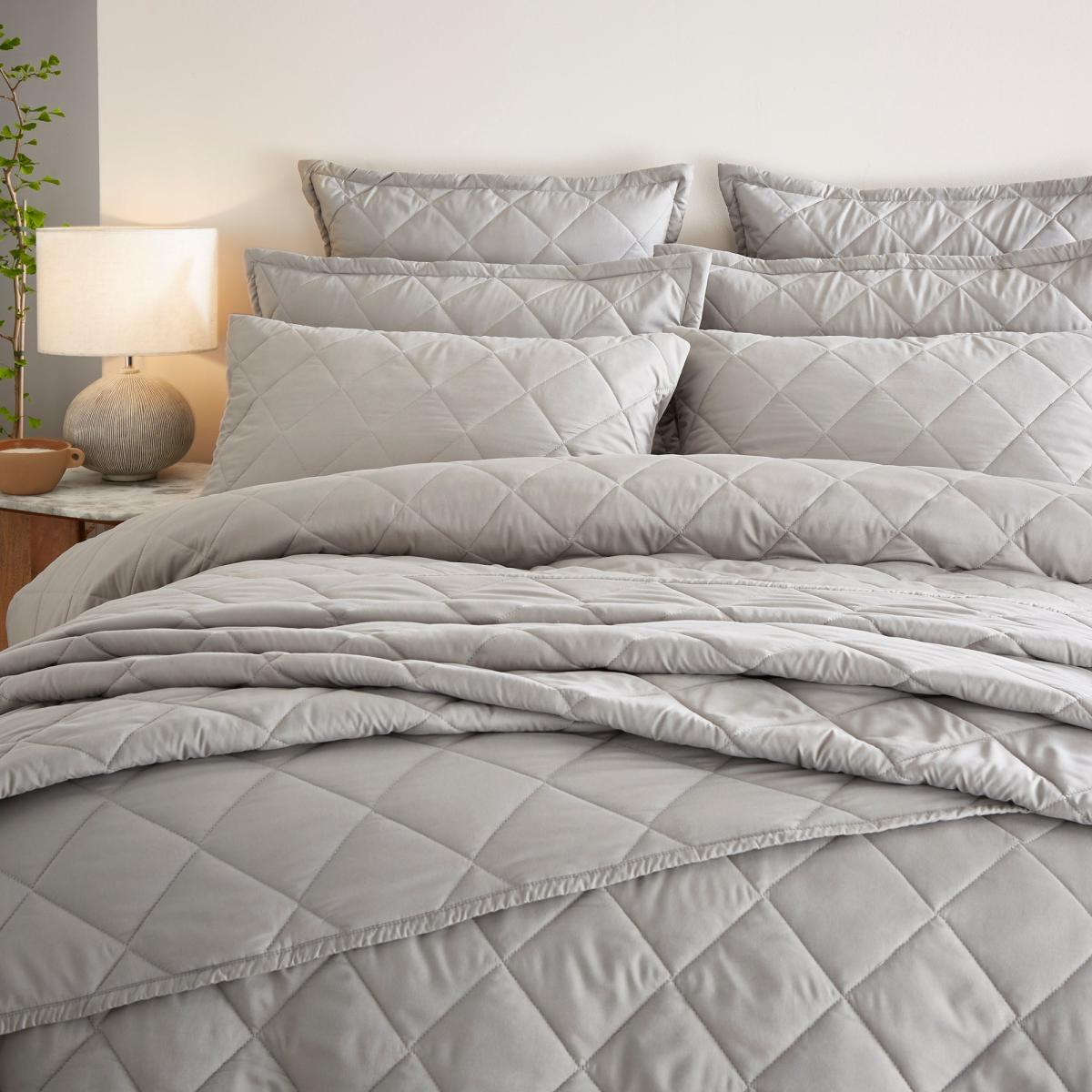 Helston Duvet Cover & Pillowcase Set Grey – image 3