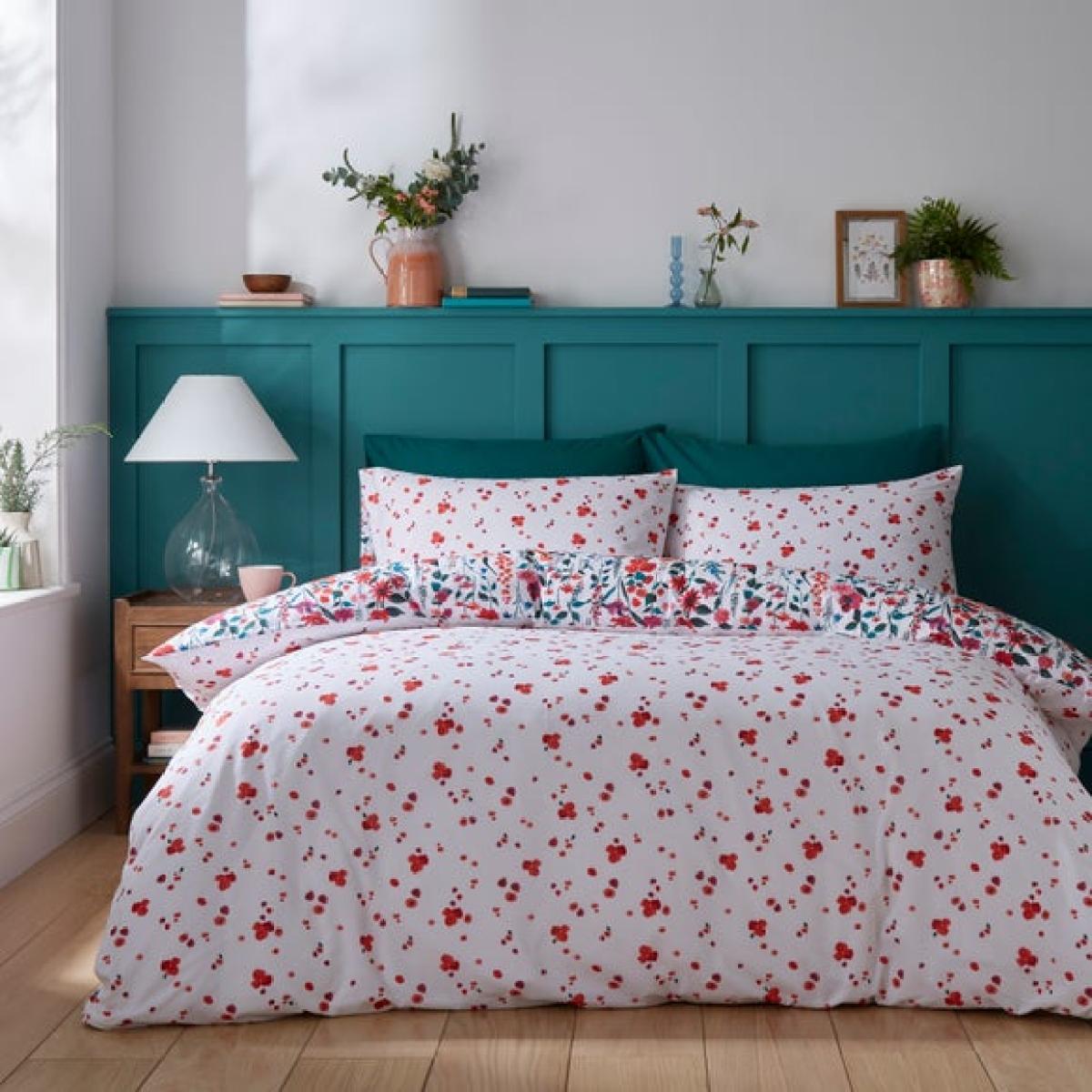 Meadow Floral Polycotton Duvet Cover & Pillowcase Set – image 3