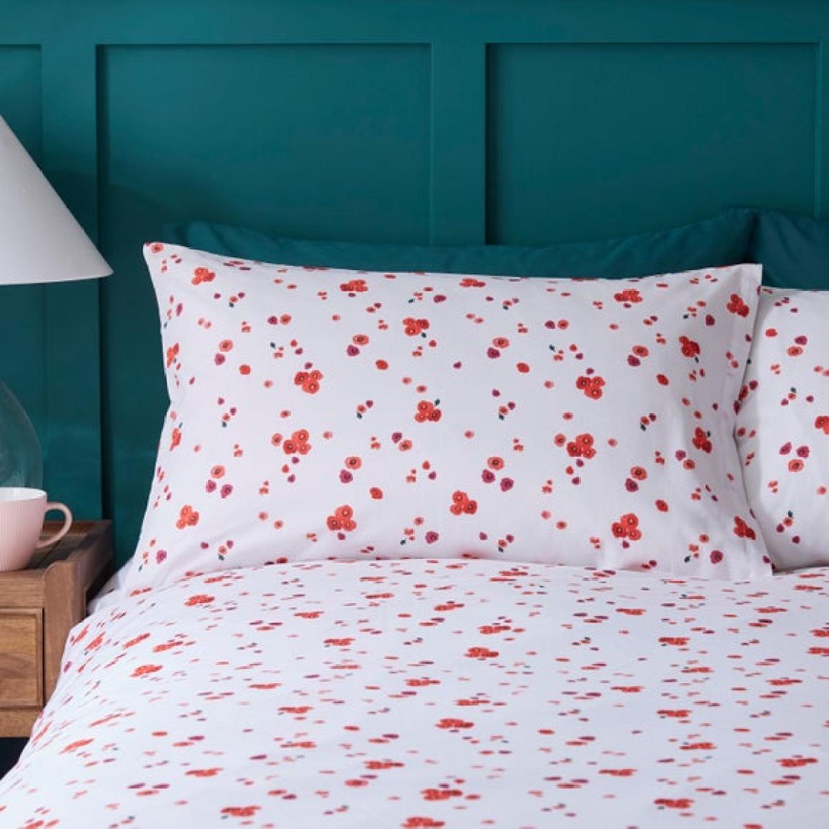 Meadow Floral Polycotton Duvet Cover & Pillowcase Set – image 7