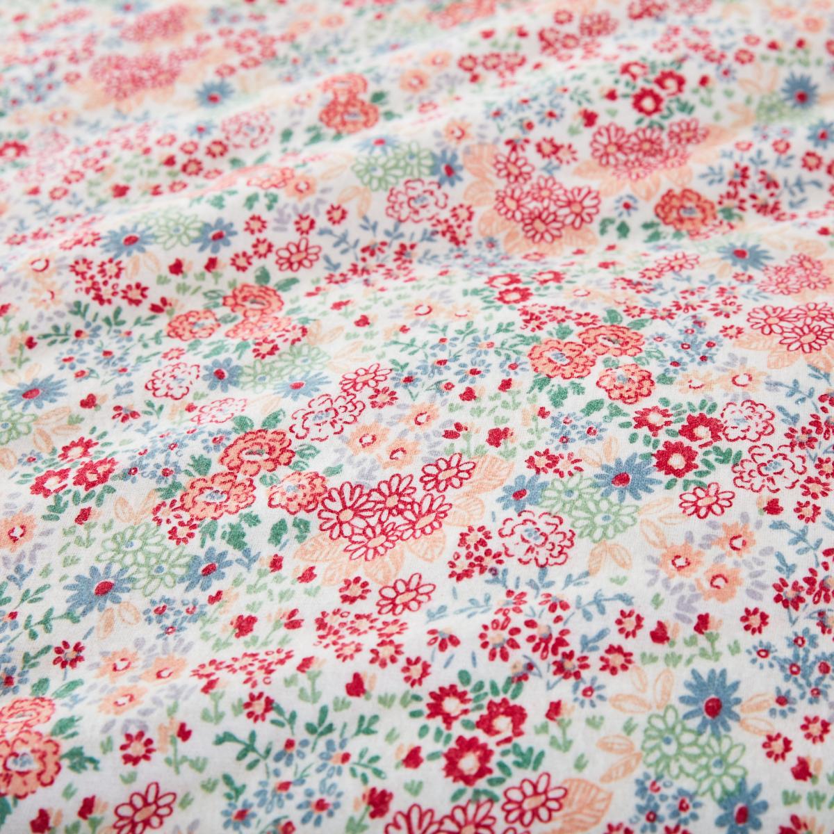 Autumnnal Ditsy Brushed Cotton Duvet Cover and Pillowcase Set MultiColoured – image 5